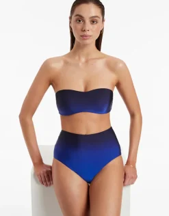 Oia Sunset High Waist Bikini Pant - Ocean