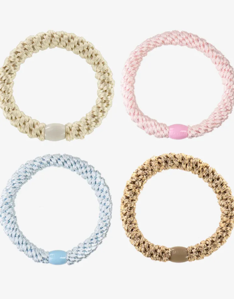 Original Hair Tie Bundle - Baby Blue, Cream, Pink and Beige