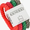 Original Hair Tie Bundle - Neon Pink, Strong Pink Esmerelda Glitter and Lace Linen Glitter
