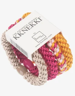 Original Hair Tie Bundle -Ivory, Pink and Golden Yellow