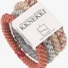 Original Hair Tie Bundle - Pale Gold, Silver and Dusky Coral