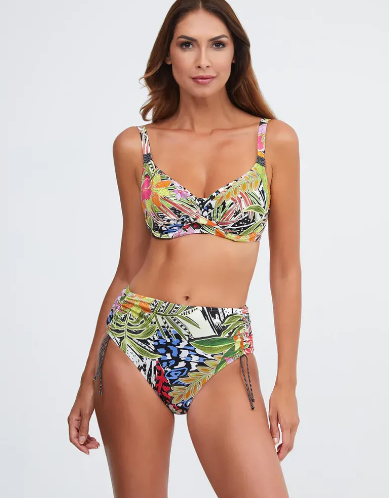 Palm Underwired Bikini Top - Multi