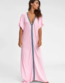 Pima Abaya Dress - Light Pink