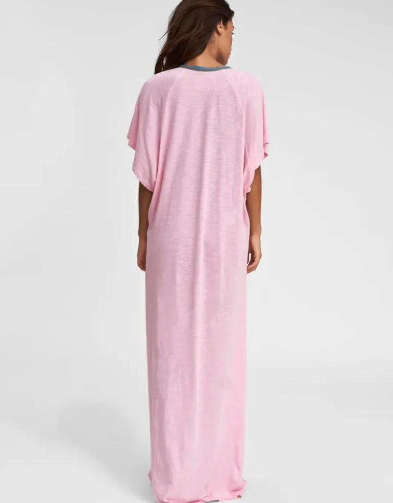 Pima Abaya Dress - Light Pink