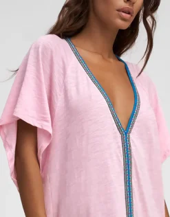 Pima Abaya Dress - Light Pink