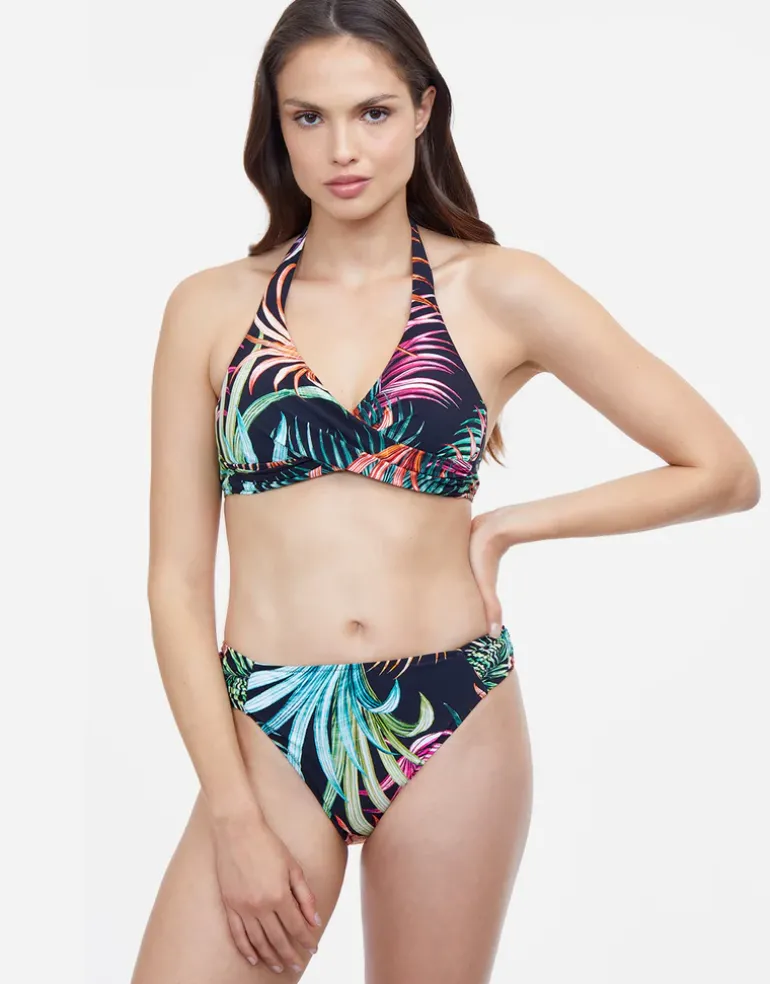 Profile Tropico Halter Bikini Top - Black