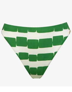 Radiance Bikini Pant - White and Clover