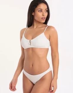 Retro Purity Bikini Bottom - White