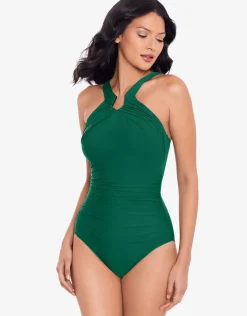 Rock Solid Aphrodite Swimsuit - Malachite