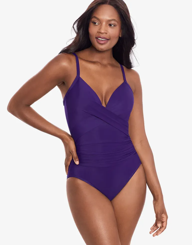 Rock Solid Captivate Swimsuit - Mulberry