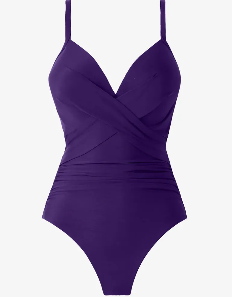 Rock Solid Captivate Swimsuit - Mulberry