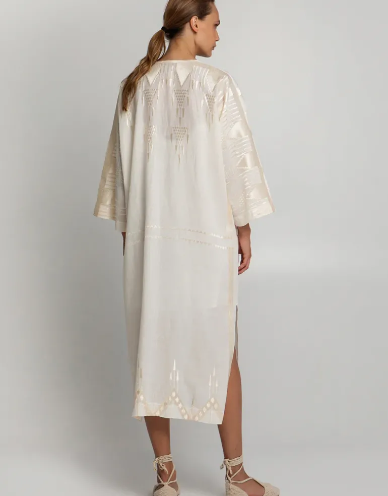 Roots Kimono - Natural and Champagne