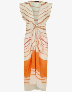 Sandstone Sasha Long Cover Up - Print
