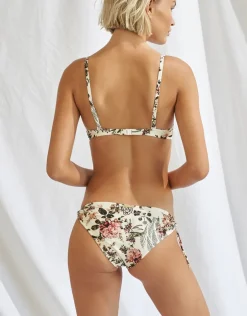 Secret Garden Looped Side Bikini Pant - Sunfaded Florals