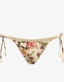 Secret Garden Tie Side Bikini Pant - Sunfaded Florals
