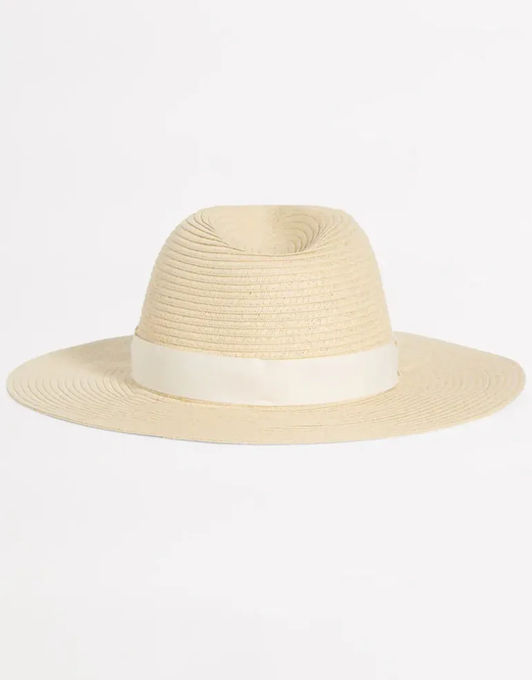 Shady Lady Collapsible Fedora - Natural