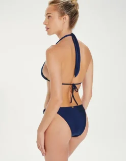 Signature Bia Tube Bikini Top - Navy