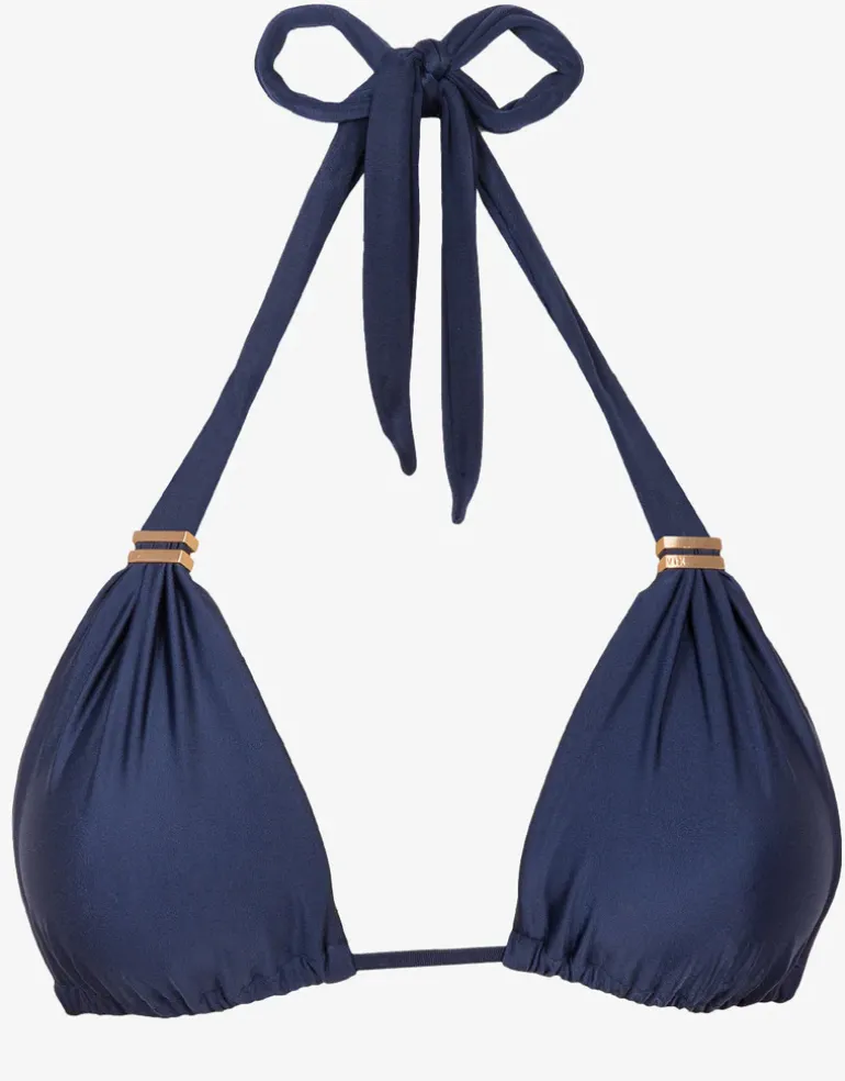 Signature Bia Tube Bikini Top - Navy