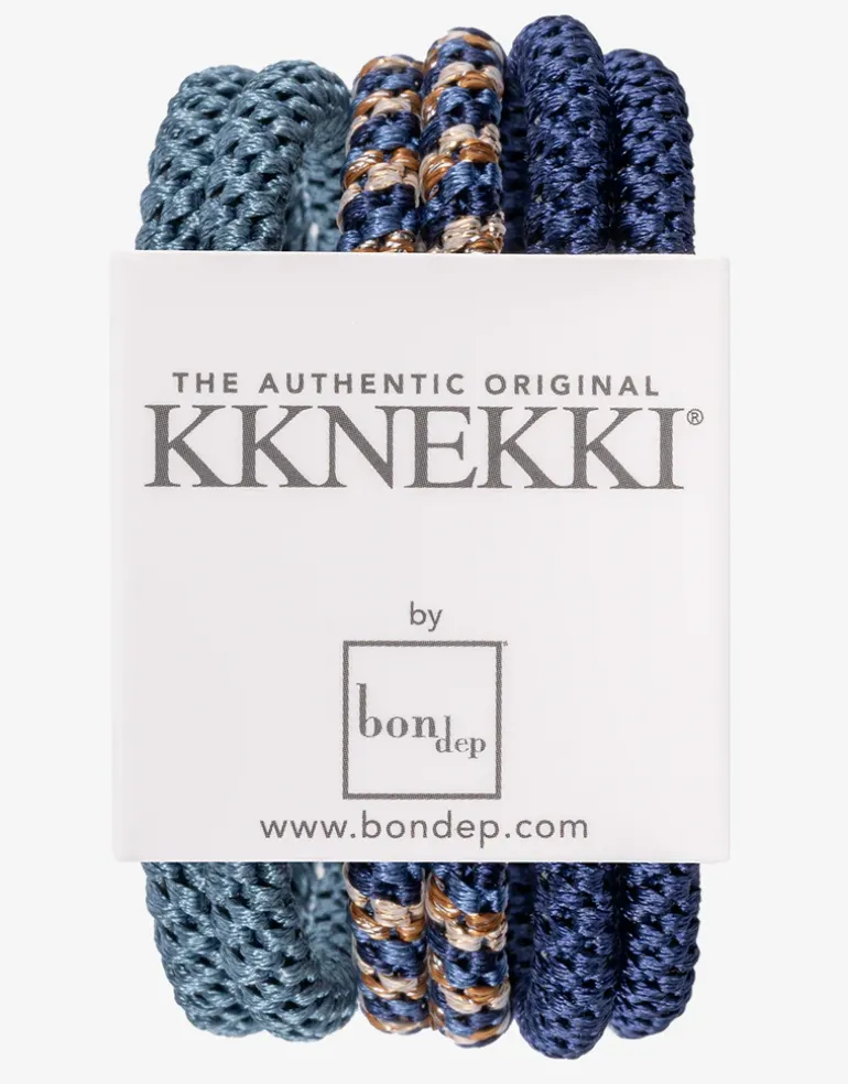 Slim Hair Tie Bundle - Blues
