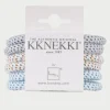 Slim Hair Tie Bundle - Pale Pastel Blues