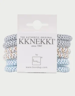 Slim Hair Tie Bundle - Pale Pastel Blues
