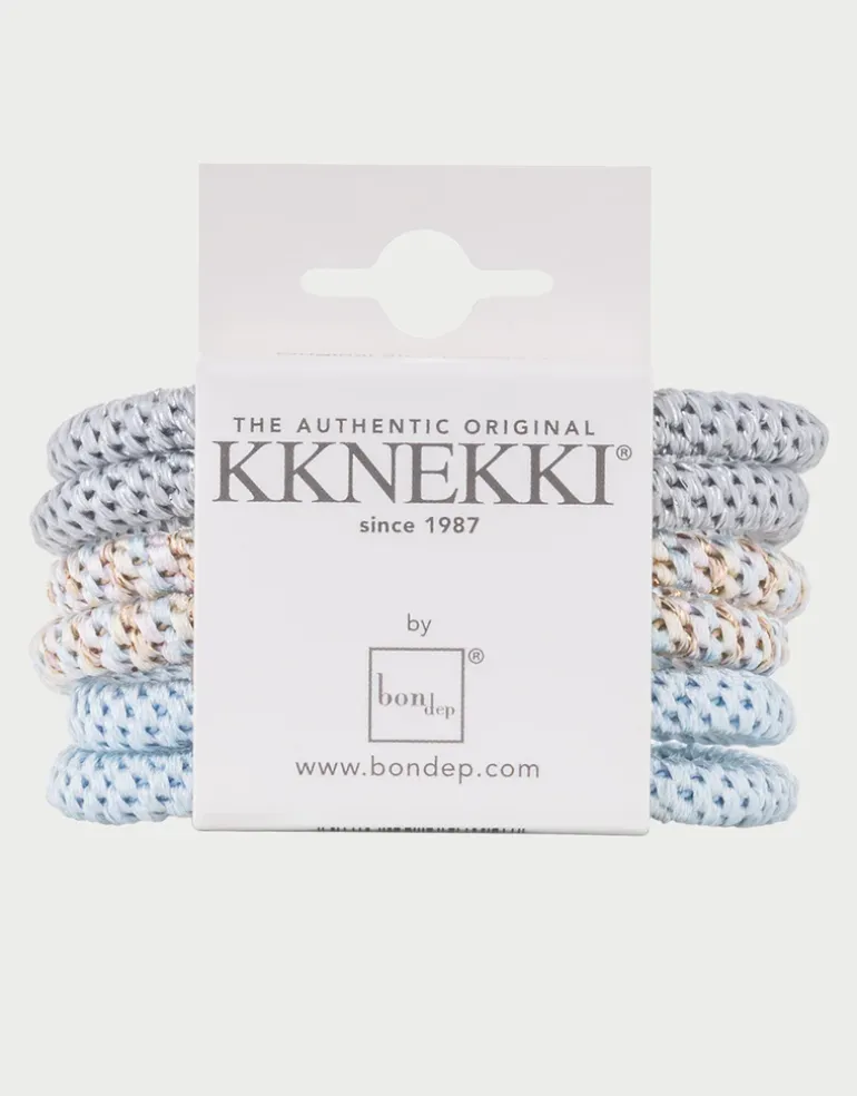 Slim Hair Tie Bundle - Pale Pastel Blues