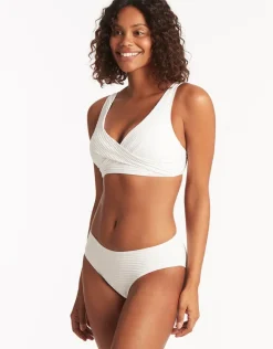 Spinnaker Mid Bikini Pant - White
