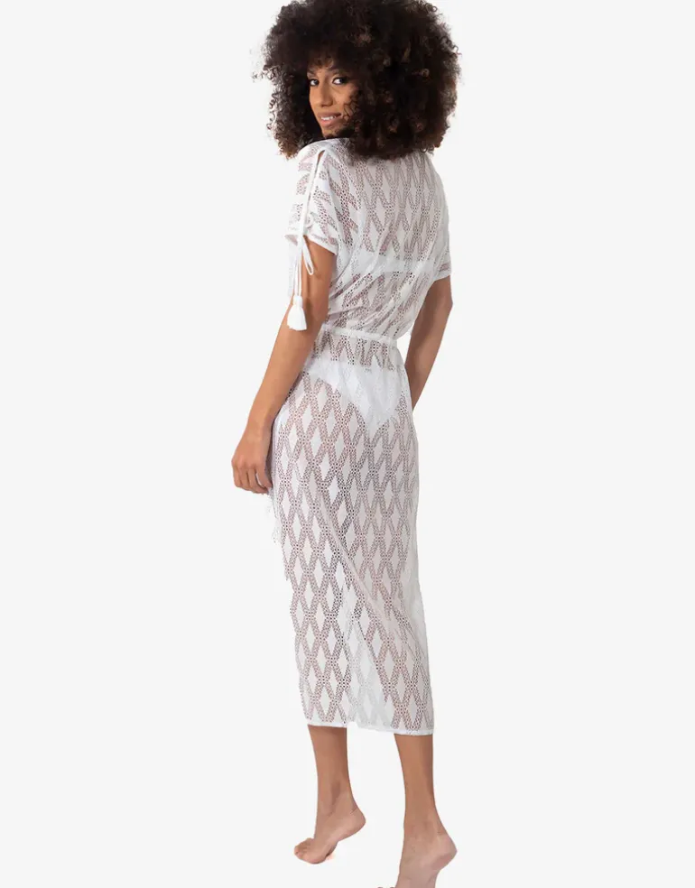 Temptation Kaftan - White