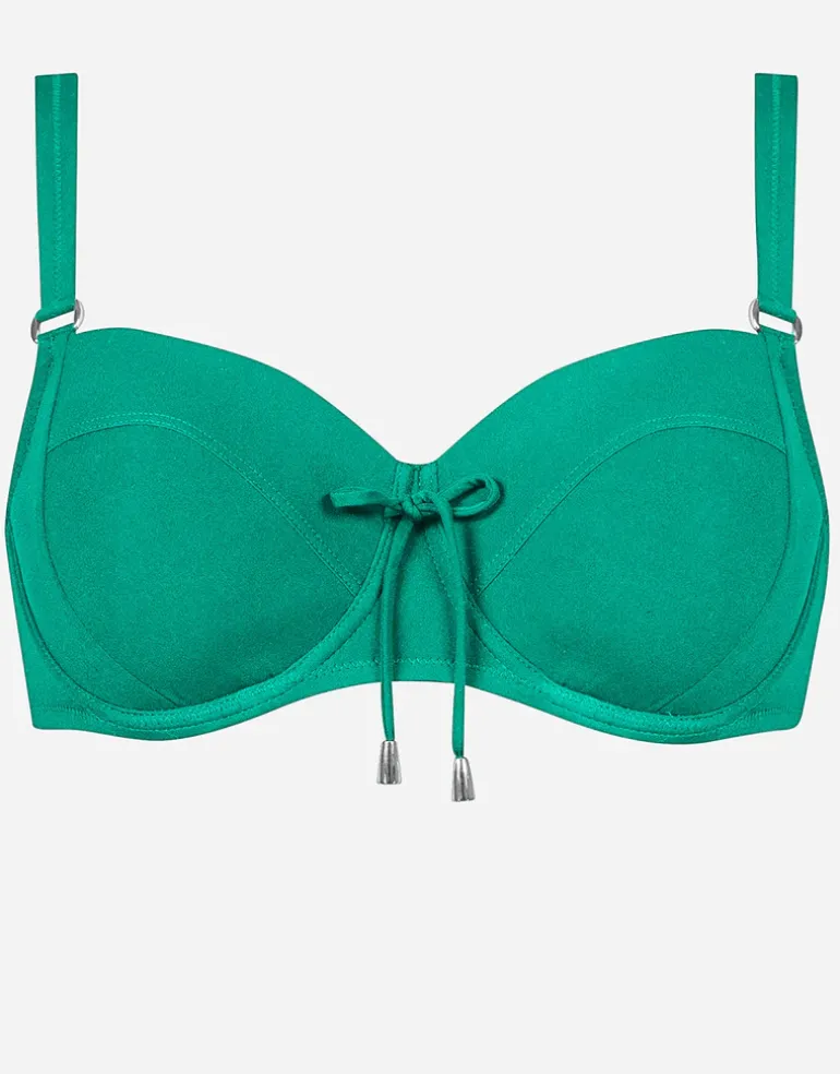 The Core Underwired Bikini Top - Palm Green