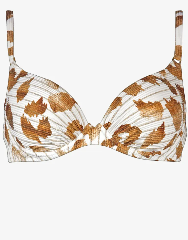 Traces Underwired Bikini Top - White Caramel