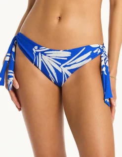 Tradewind Tie Side Bikini Pant - Cobalt