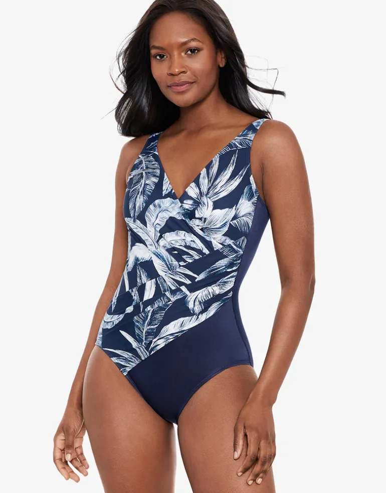 Tropica Toile Oceanus Swimsuit - Navy White
