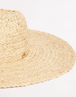 Tropics Woven Raffia Hat - Natural