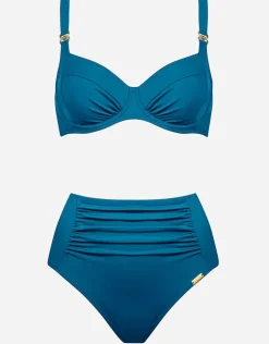 Uni Underwired Bikini Set - Ocean Blue