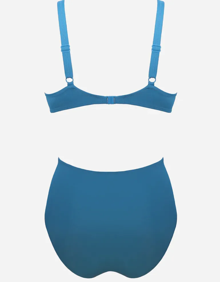 Uni Underwired Bikini Set - Ocean Blue