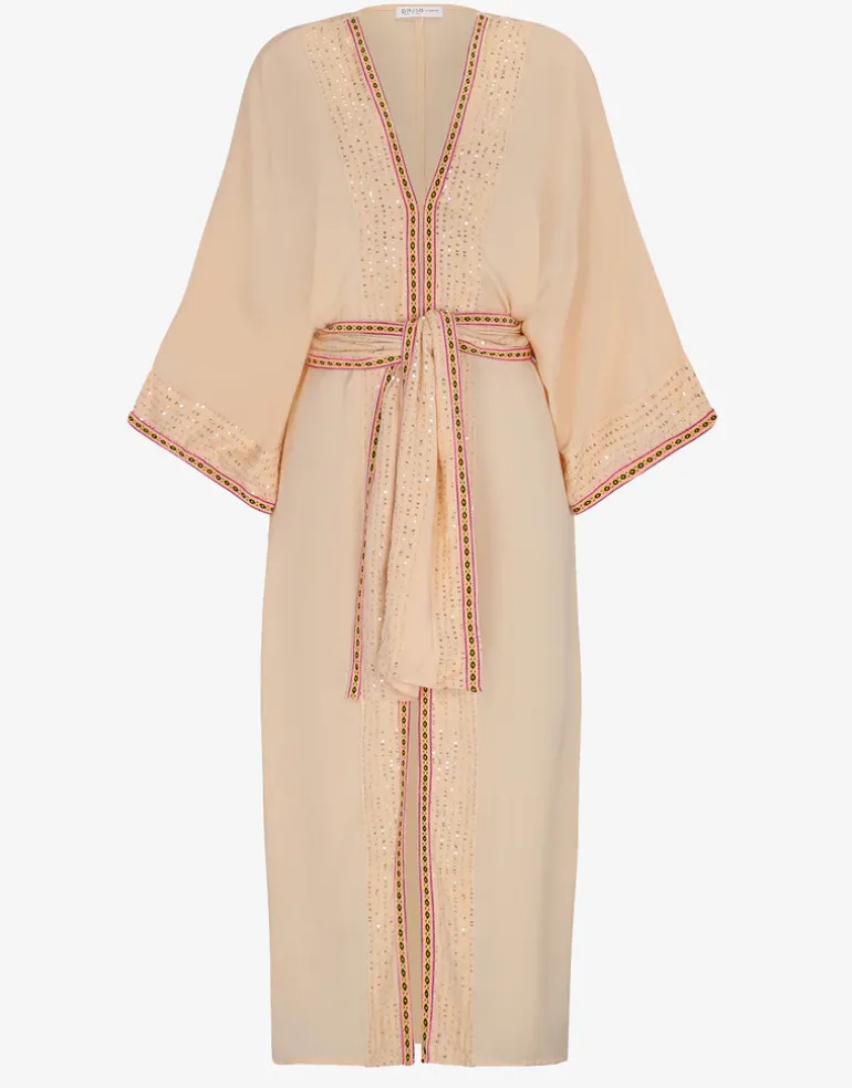 Vanessa Sequin Kimono - Melon