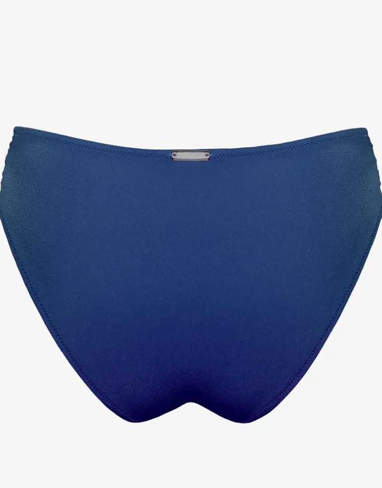 Viva Energy Ruched Side Bikini Pant - Denim Dose