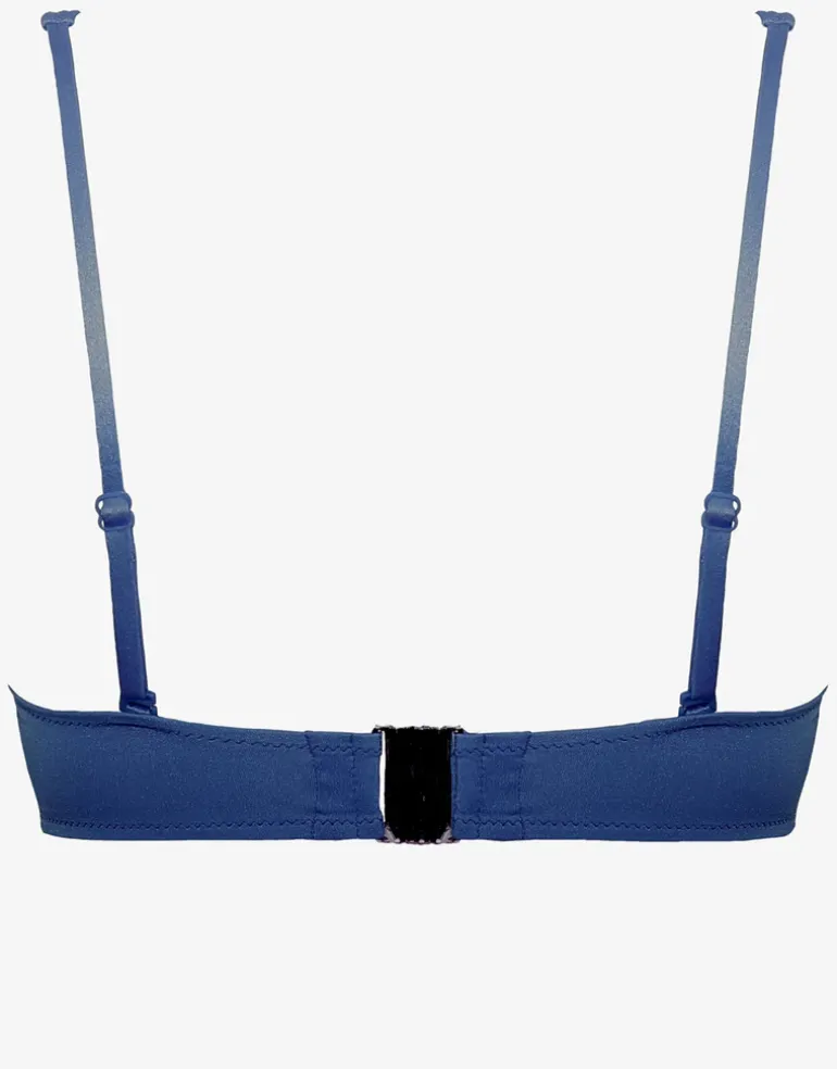 Viva Energy Twist Front Bikini Top - Denim Dose