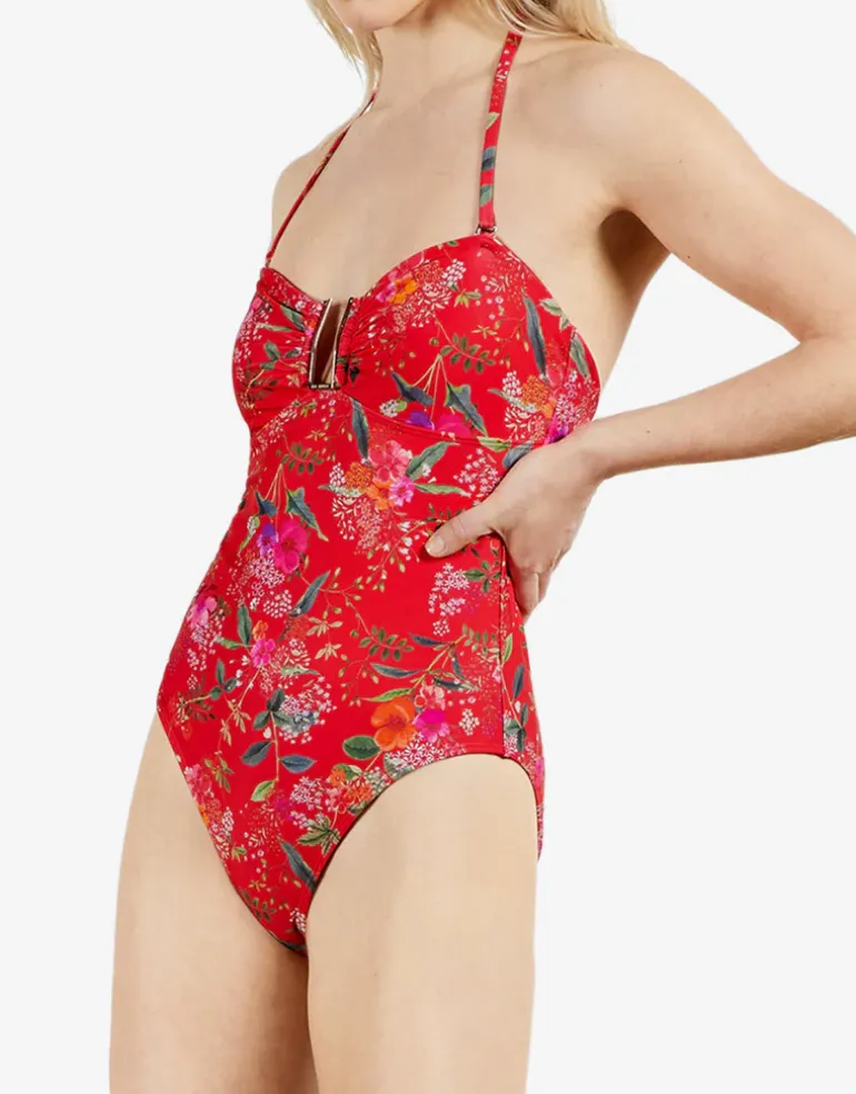 Yuliiaa U Bar Bandeau Swimsuit